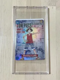 【未開封】ワンピースカード モンキー・D・ルフィ アメリカ大学バスケ 限定プロモ