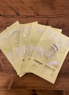 manyo Glutathione 7 シートマスク 5枚セットのサムネイル