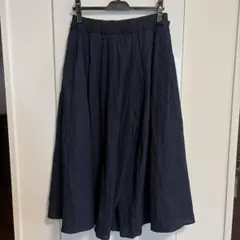 スタディオクリップ ワイドパンツ　ネイビー✖️黒チェック