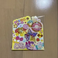 【当時物】平成レトロ・平成女児　ピースフルシール　フレークシール