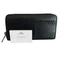 COACH コーチ F21369 長財布 財布 ステッチ ラウンドファスナー