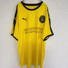 プーマ プリント サッカーシャツ クルーネック 半袖 L 黄 スポーツMIXのサムネイル