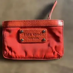 kate spade コインケース オレンジ