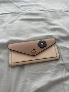 COACH 長財布 バイカラー イエロー ブラウン - メルカリ