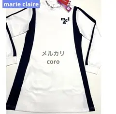 マリクレール レディース ゴルフウェア ワンピース 保温 ストレッチ 秋冬春