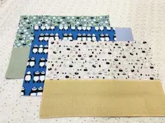 おにぎり給食セットランチョンマット３枚(25×35)シマエナガ・パンダ男の子のサムネイル