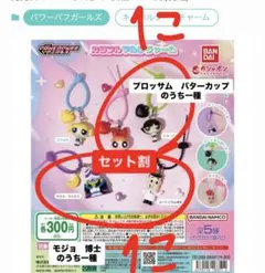 パワーパフガールズ カラフルマルチチャーム 2個セット
