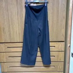 マタニティ　パンツ　通勤　ワイドパンツ　きちんと感　Ｍ　MILKTEA