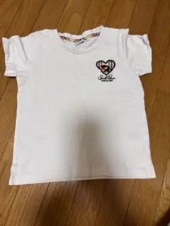 ホワイトTシャツ ハート刺繍 105 アーノルドパーマー