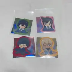 名探偵コナン ちぢませ隊ステッカー 安室透 赤井秀一 世良真純 毛利蘭