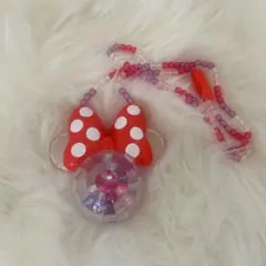 ディズニーミニーライトペンダントネックレス