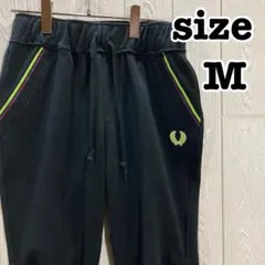 M フレッドペリー クロップド トラックパンツ ブラック