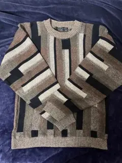 Protege XL ストライプニットセーター アメリカ製