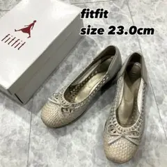 ◇ fitfit フィットフィット メッシュ パンプス 23.0cm