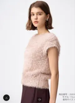 フェザーヤーンニットプルオーバー