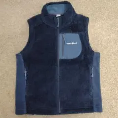 mont-bell フリースベスト 120　ネイビー