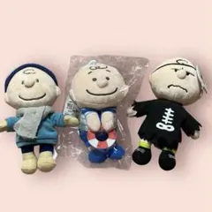 USJ 限定 スヌーピー チャーリー マスコットキーチェーン　3体まとめ売り