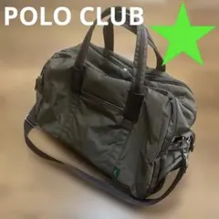 POLO CLUB ナイロン ボストンバッグ 2WAY 多収納　カーキのサムネイル