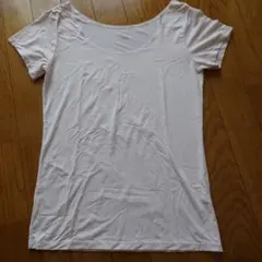 ユニクロAIRism Lサイズ ベージュ半袖