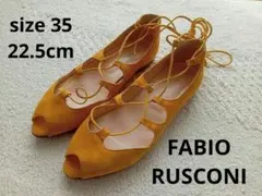 ファビオルスコーニFABIO RUSCONI レースアップシューズ イエロー35のサムネイル