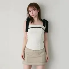 andmarry Tina ribbon tops - メルカリ