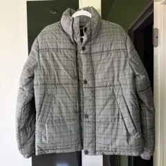 H&M チェック柄 ダウンジャケット Sサイズのサムネイル