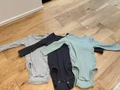 H&M 長袖ボディスーツセット 4-6ヶ月