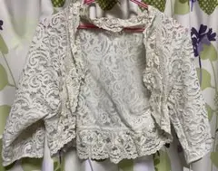 新品　ストロベリーフィールズ　ボレロ　レースカーディガン　結婚式　二次会