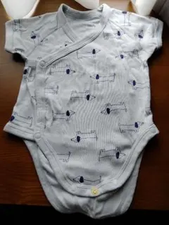 UNIQLO 犬柄 ラップロンパース 60