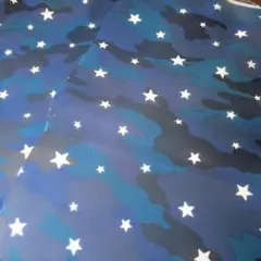 はぎれ　迷彩ブルー