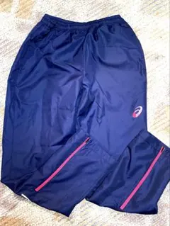 ASICS L ネイビー　裏起毛 未使用品！