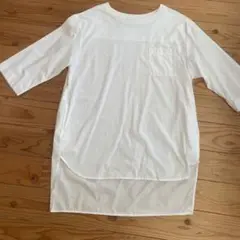無印良品　七部袖　白　XS〜S