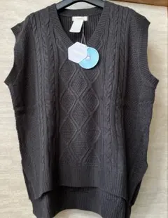 BRICORAGE ニット ベスト Vネック Lサイズ