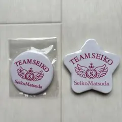 松田聖子コンサート2026 Seiko′s Fairy land 缶バッジ　2点のサムネイル