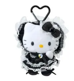 ❤新品❤箱で発送❤ ハローキティ ラブリーフリルマスコット ロリータ ブラック