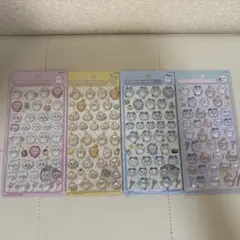 ちいかわ　ボンボンドロップ シール 4枚セット　ハチワレ　うさぎ