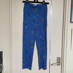 極美品　PLEATS PLEASE パンツ　総柄　宇宙柄　イッセイミヤケ