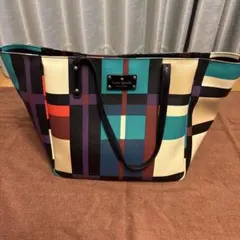 kate spade マルチカラー トートバッグ