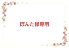 ぽんた様専用