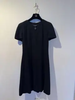 CHANEL シャネル ツイード ココファスナー ワンピース 36 - メルカリ