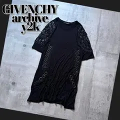 GIVENCHY Eyelet Grommet Long T-Shirt y2kのサムネイル