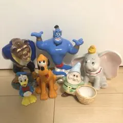 ディズニーキャラクター 陶器製フィギュア 6体セット