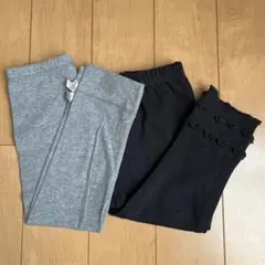 西松屋　ベビースパッツ・レギンス95㎝2枚セット 女の子　リボン　フリル