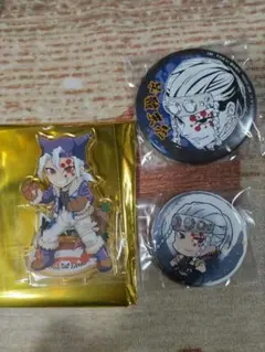 鬼滅の刃　ハロウィン2025 宇髄天元　アクリルスタンド　缶バッジ