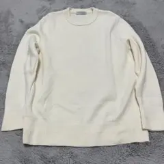 WRAPINKNOT クルーネック ニット セーター ホワイト