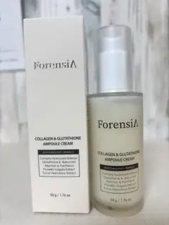 美品】Forensia コラーゲン＆グルタチオン アンプルクリーム 50g