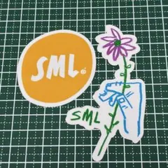 SML WHEELS スモールウィール ステッカー スケボー 2枚 No.18