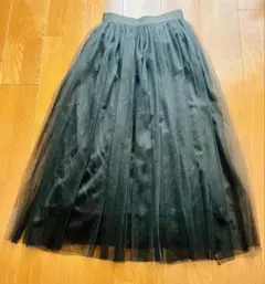 美品　チュールスカート ロング