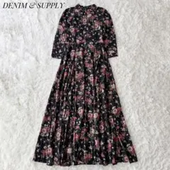 人気⭐︎ラルフローレン 花柄ロングワンピース ヴィンテージシャツマキシ Sサイズ