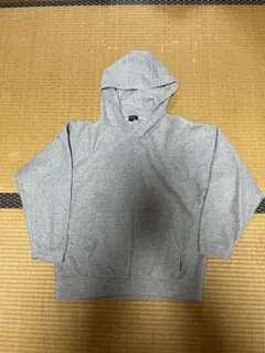 PRESS ATTACHE パーカー L グレー 無地 プルオーバー